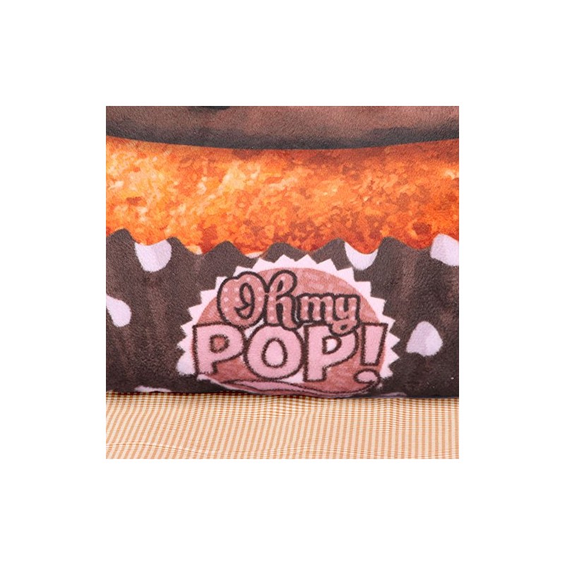 Oh My Pop! Cupcake-Large Cushion, Brown, 34 x 32 cm