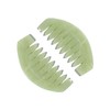 BoAn Natural Jade Massage Comb 2 Pcs,Multi-Functional Head Massage,Meridians Massager