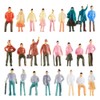 Alnicov 90PCS 1:75 Painted Figures for Model Trains scale sitting