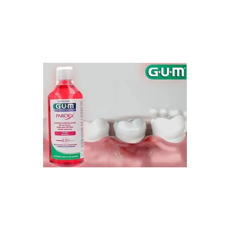 Paroex Colutorio Gum Accion Intensiva 500ml Placa Y Cirugía