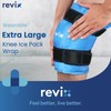 REVIX 19" Extra Large Knee Ice Pack Wrap Around Entire