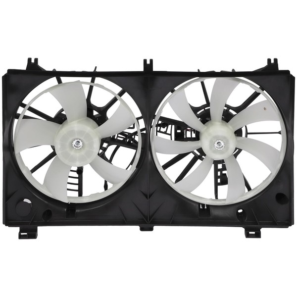 SCITOO 620-577 Electric Radiator Condenser Engine Dual Cooling Fan Fit