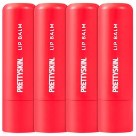 Pretty Skin Natural Lip Balm 4.3g Peach 4 / 프리티스킨 내추럴 립밤 4.3g 피치 4개