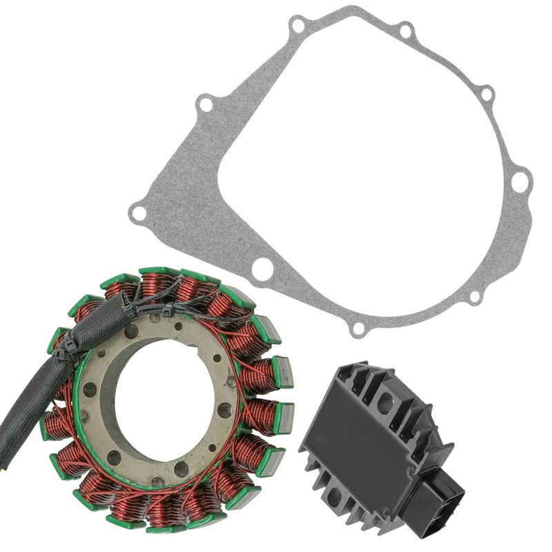 Caltric Stator & Regulator Rectifier W/Gasket Compatible With Yamaha Raptor