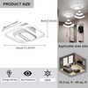 EIDEARAY 12.6Inch Motion Sensor LED Ceiling Light Indoor, 36W 6000K