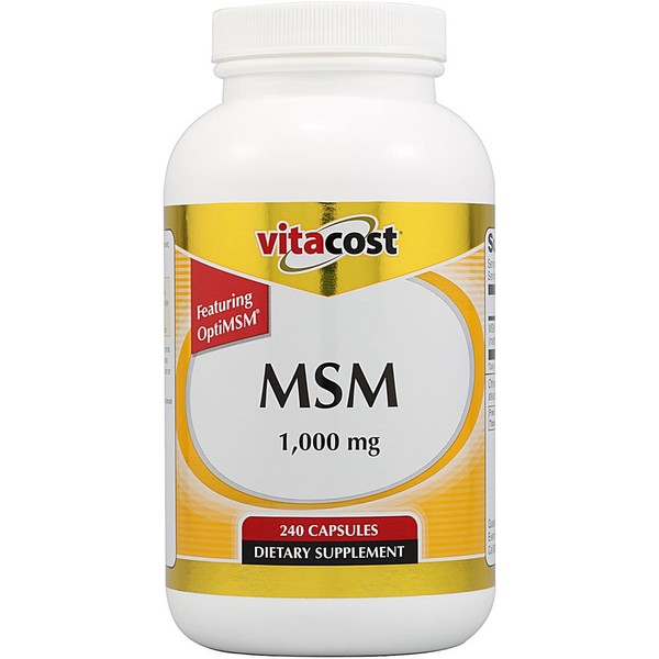 Vitacost MSM -- 1000 mg - 240 Capsules