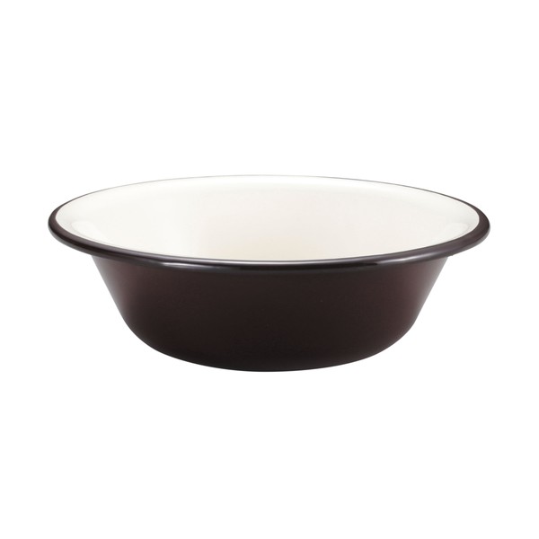 Captain Stag UH-518 BBQ Bowl, Enameled Ball, 6.3 inches (16 cm), Brown