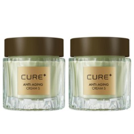 Kim Jeong-moon Aloe Lasens Loe Cure Anti-Aging Cream S 50ml 2pcs Elasticity Nutrition Moisturizing Moisture Whitening Cream / 김정문알로에 라센스로에 큐어 안티에이징 크림S 50ml 2개 탄력 영양 보습수분 미백크림