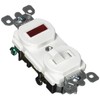Leviton Combination Switch with Pilot Light, 5226-W, White