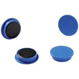 Durable 475106 Magnets in Industrial Packaging 15 mm 75 p - Blue (Pack of 20)