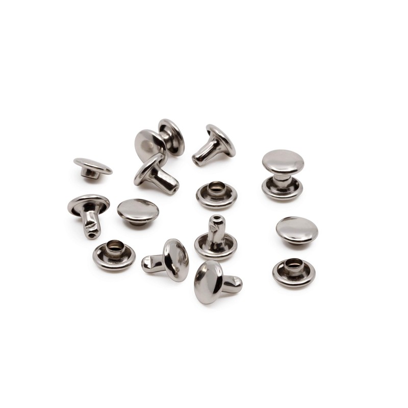 Dritz Double Cap Nickel Includes Rivets & Tools Fasteners