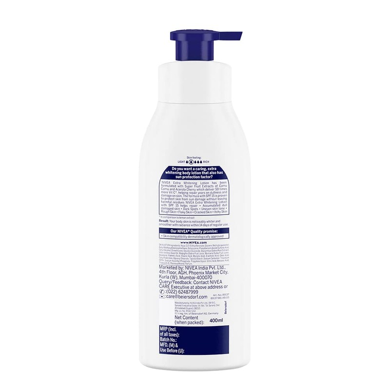 Nivea Natural Glow Cell Repair Body Lotion | With SPF