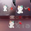 Koongloong Car Sticker Cat Emblem Cat 3D Cute Decoration Car
