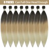 Pre Stretched Braiding Hair Omber - 24inch 8 Packs Braid