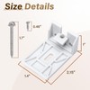 3/4" Blinds Shade Brackets Blind Clips Replacement Parts for Hunter