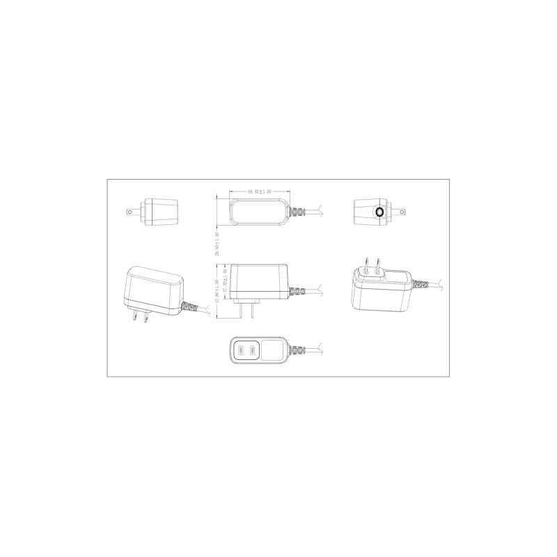 Original Nixplay Digital Picture Frame Power Adapter Adapter. 5V 1A