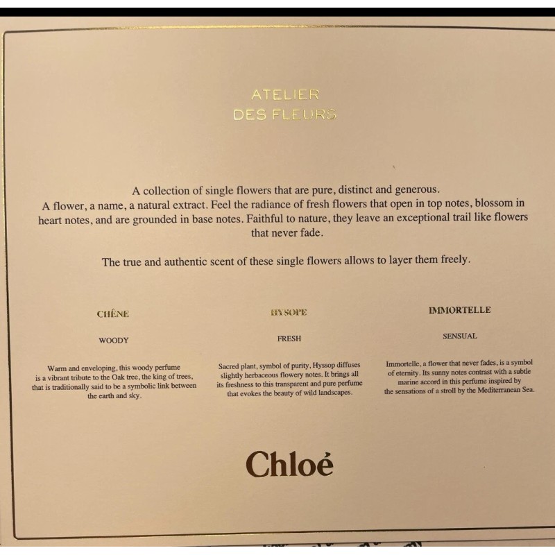 Chloé Chloe Atelier des Fleurs Eau de Parfum for women