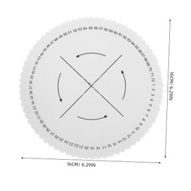 CORHAD DIY Bracelet Loom Set 5pcs Beading Cord Disc Knitting Accessories Eva Beading Cord Disk Handmade Weaving Plate Weaving DIY Craft