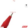 FibrePoint Fineliner Pens, RED, Extra Fine Tip (0.5mm), Pack of