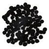 Cousin DIY Black 1/2 inch Poms, 100 Pack