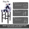 Deisy Dee Stretch Slipcovers Chair Cover for Counter Height Side