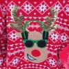 Joyland Sweater Toddler Size 3T Cool Reindeer Fair Isle Christmas