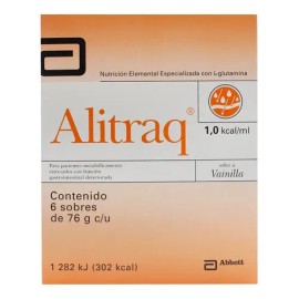 Alitraq 76 G Caja Con 6 Sobres Sabor Vainilla                                                                                                         