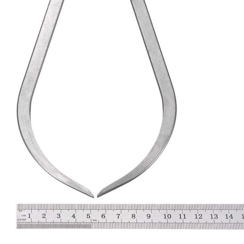 sourcing map Spring Outside Caliper 13 Inch Stainless Steel Adjustable