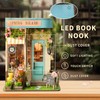 CUTEROOM Book Nook Kit for Adults, 3D Wooden Puzzle DIY