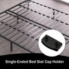 HANZMQIYJJ 12 Pcs Bed Slat Holders, Bed Slat Caps, Side