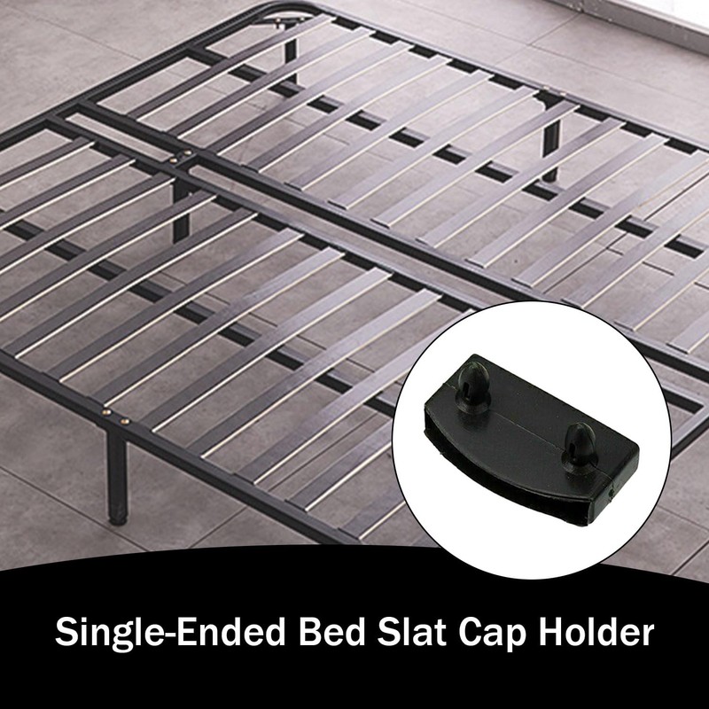HANZMQIYJJ 12 Pcs Bed Slat Holders, Bed Slat Caps, Side