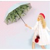 Green Tree Leaf Folding Travel Sun Umbrella Sunblock UV Protection