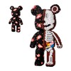 DAHONPA Teddy Blocks Bear Dissection Skeleton Micro Building Blocks Set
