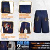 lepni.me Men's Summer Shorts with Pockets, Breathable Comfortable Work Wear,
