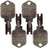 APUK 4x Key Replacement for Hyster Caterpillar Yale Clark Skytrak
