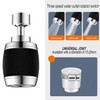 360 Degree Swivel Sink Aerator, Dual Function Kitchen Faucet Aerator,Big