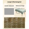 Uniclife Green Rectangle Plastic Tablecloth 100x140 cm Waterproof