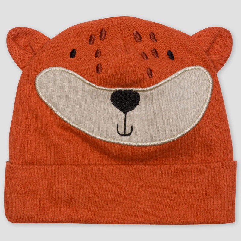 Paquete De 5 Gorras Unisex Para Bebé, Azul Zorro, 0-6