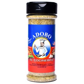 Adobo El Cocinerito | Seasoned Salt Blend | Crafted with Premium Ingredients | Additive-free | Ideal for All Culinary Needs (8.2 oz)