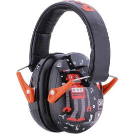Snug Kids Ear Protection - Noise Cancelling Sound Proof Earmuffs/Headphones for Toddlers, Children & Adults (Robots)