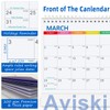 Desk Calendar 2023-2024, Monthly Flip Standing Desk Calendar from Jan.