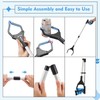 Ctosree 8 Pack 32" Trash Grabber Reacher Tool for Elderly,