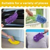 Zubebe 12 Pcs Duster Refill Reusable Fleece Duster Refills Feather