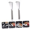 OSALADI Fruit Engraving Blades: 2pcs Stainless Steel V- Shape Fruit