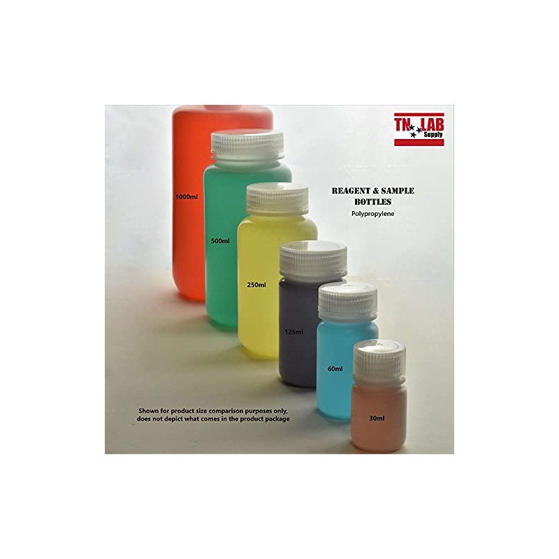 TN LAB Reagent Storage Sample Polypropylene Bottles 250ml