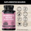 Probiticos Mujer 60 Billion Prebiticos (prebiotic) Inulina de Agave 12