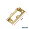 4 Pcs Brass Flush Door Hinges 75mm (3 inch) Heavy