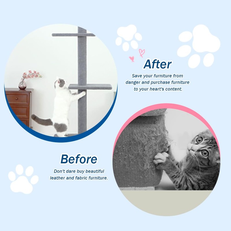 Max & Marlow Cat Tree Floor to Ceiling Cat Tower
