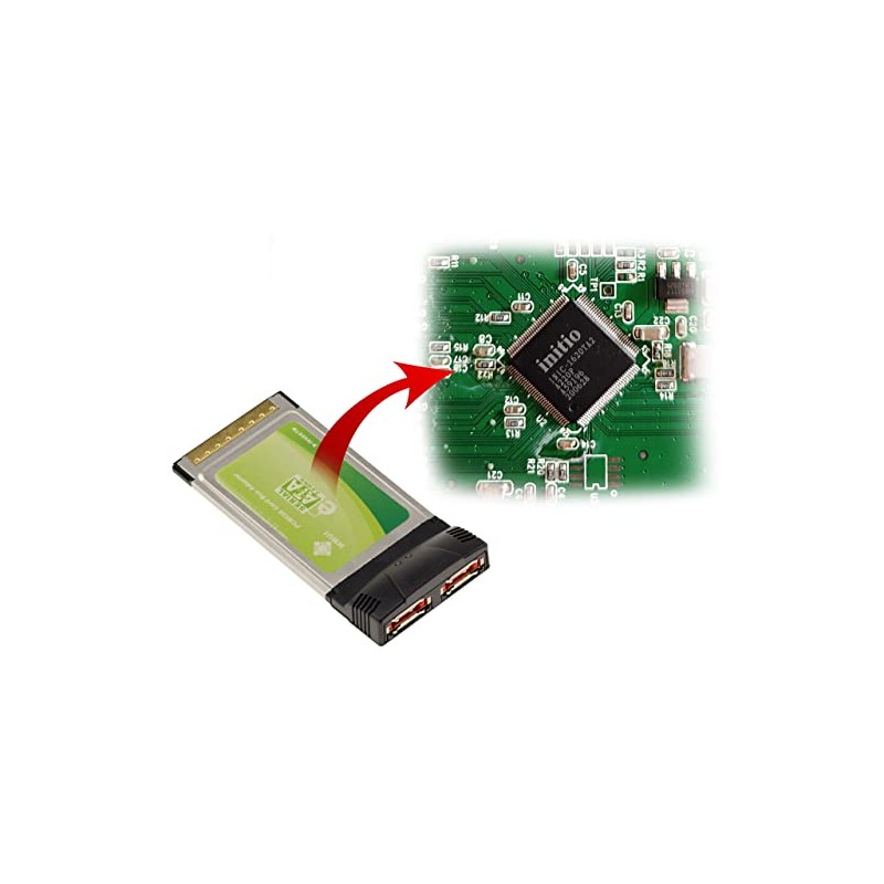 KALEA-INFORMATIQUE PCMCIA CARDBUS 32 BIT 2 Ports eSATA Card with