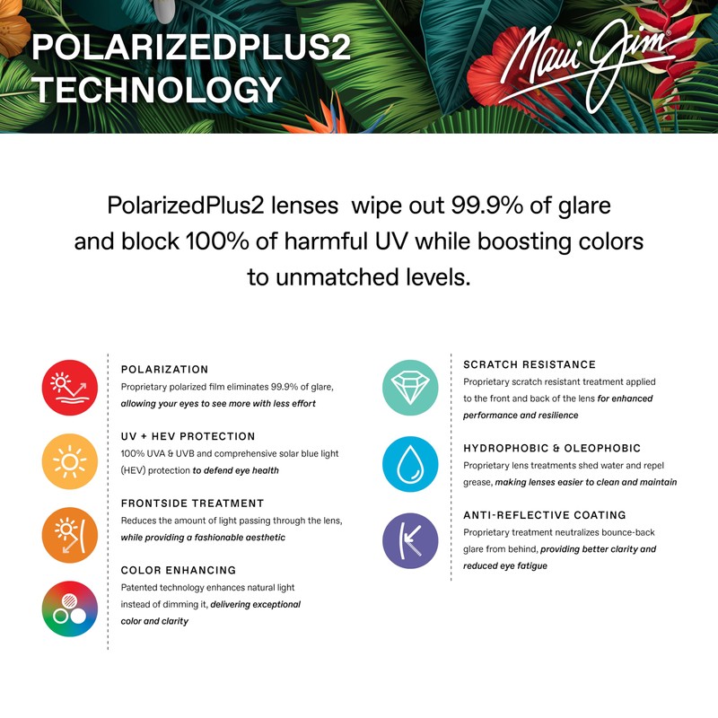 Maui Jim Unisex's Opiopio AF Polarized Square Sunglasses, Matte Black